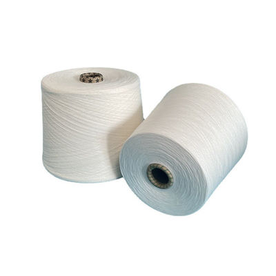 30S / 2 Rayon مخصصة ساخنة 100 ٪ Rayon اللزجة البيضاء Spun 20S الملونة 300D حلقة Spun الخيوط