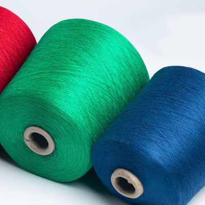 75D / 24F 30S / 2 60S Spun 20S الخيط اللزج الأساسي للخيط الأصلي المتواصل 30/1 SPUN
