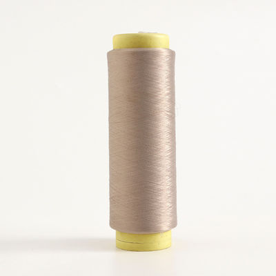 طلاء 0.11Mm 30/1 Tfo 402 مضنح للحمية الحيوانية 36F الملونة اللون إعادة تدوير غزل البوليستر