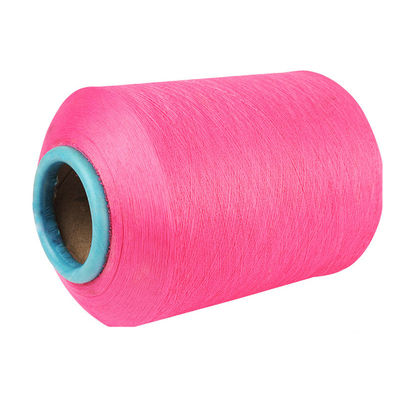 الخيط السباندكس البنكي الساطع Dty Ply القطن الملون 20/150D خيط آلة مطلية المطاط 210D خيط